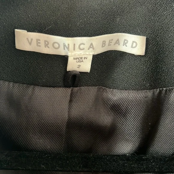 Veronica Beard Black Blazer with Gold Accents sz 2 - Picture 3 of 6